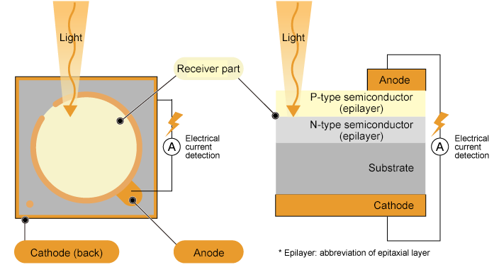 Figure describing photodiodes