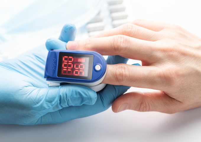 Image diagram of pulse oximeter