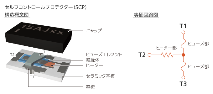 セルフコントロールプロテクター（SCP）構造概念図