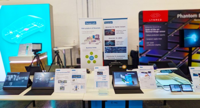 Dexerials' booth at AutoSens Europe